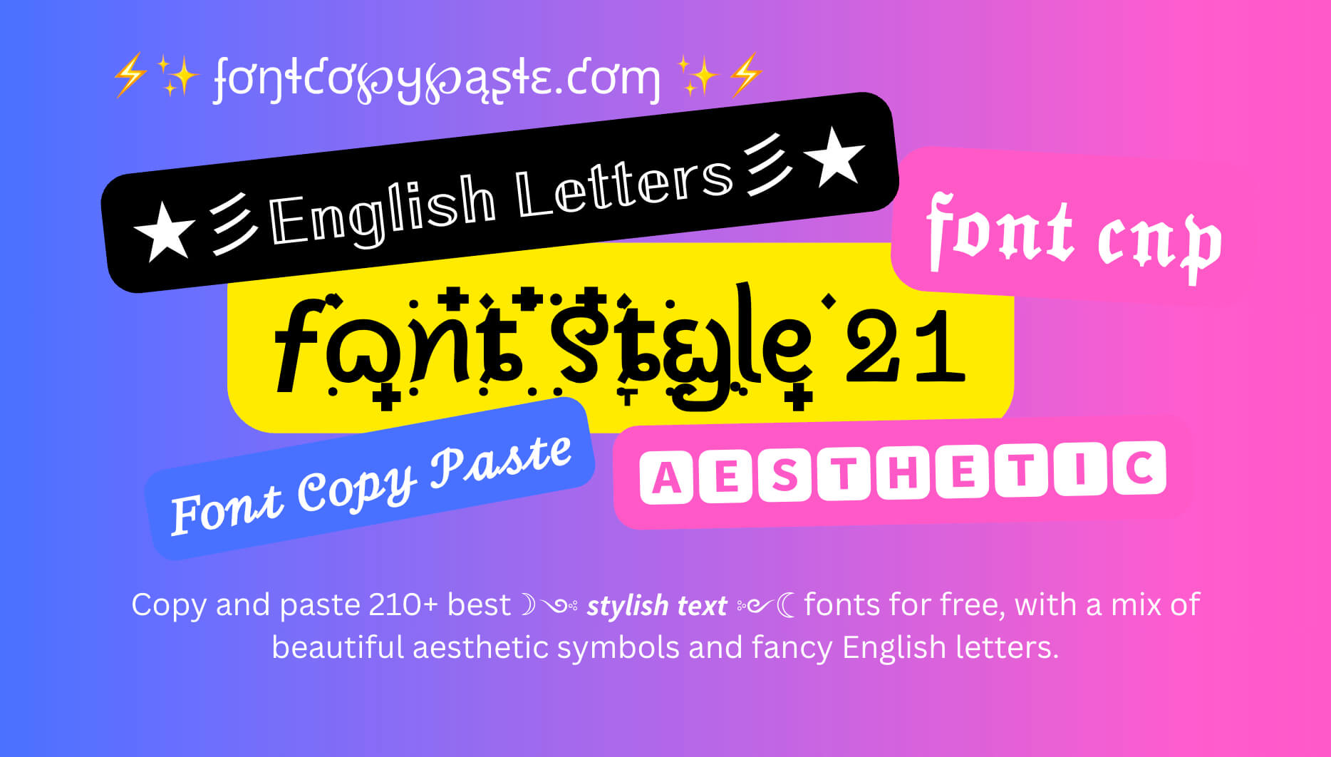 Font Copy Paste